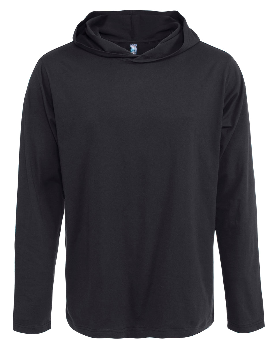 100141U - Hooded long sleeve t - shirt