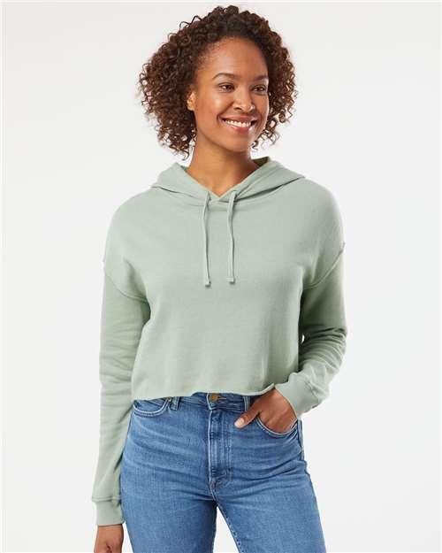 Women’s Lightweight Cropped Hooded Sweatshirt - Colortex Screen Printing & Embroidery